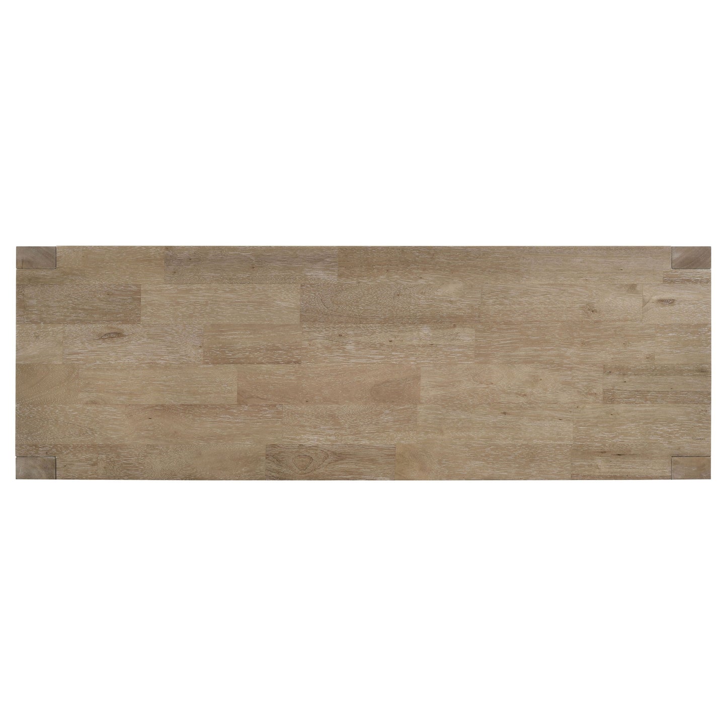 Malvika - Trestle Base Dining Bench - Brown