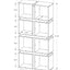 Bookshelf, Bookcase, Etagere, 5 Tier, For Office, Contemporary & Modern - White