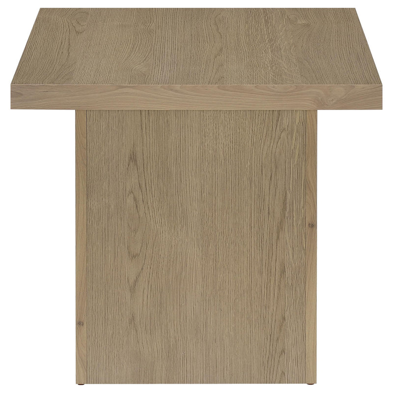 Eldridge - Coffee Table Set With Chunky Square Tops