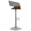 Lowell - Adjustable Swivel Bar Stool - Stone Gray