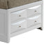 Modern Design Storage Bed With Bookcase Headboard