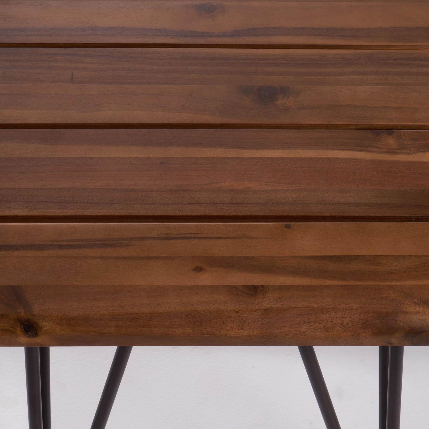 Zenith - Outdoor Industrial Accent Table (Set of 2) - Teak