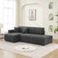 Jessica - Lamb Wool Sectional Sofa With Chaise