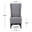 Alight - Upholstered Dining Chair With High Back And Birch Wood Legs (Set of 2)