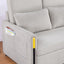 Percy - Teddy Sleeper Loveseat With Dual-Pull Sleeper Design