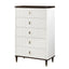 Carena - Chest - White / Walnut