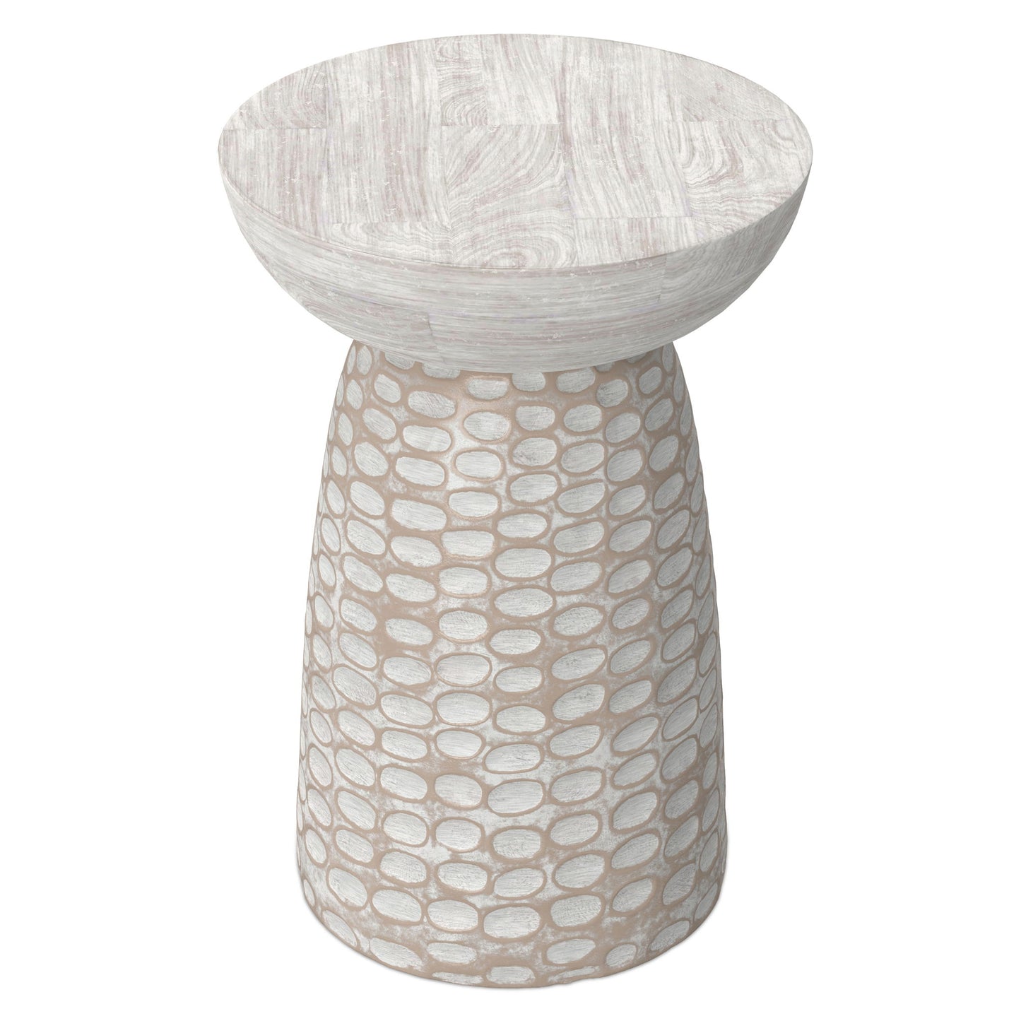 Boyd - Accent Table - White Wash