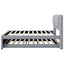 Upholstered Platform Bed With Multifunctional Trundle