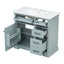 36" Bathroom Vanity With Sink, 2 Tip Out Drawers, Soft Close Hinges