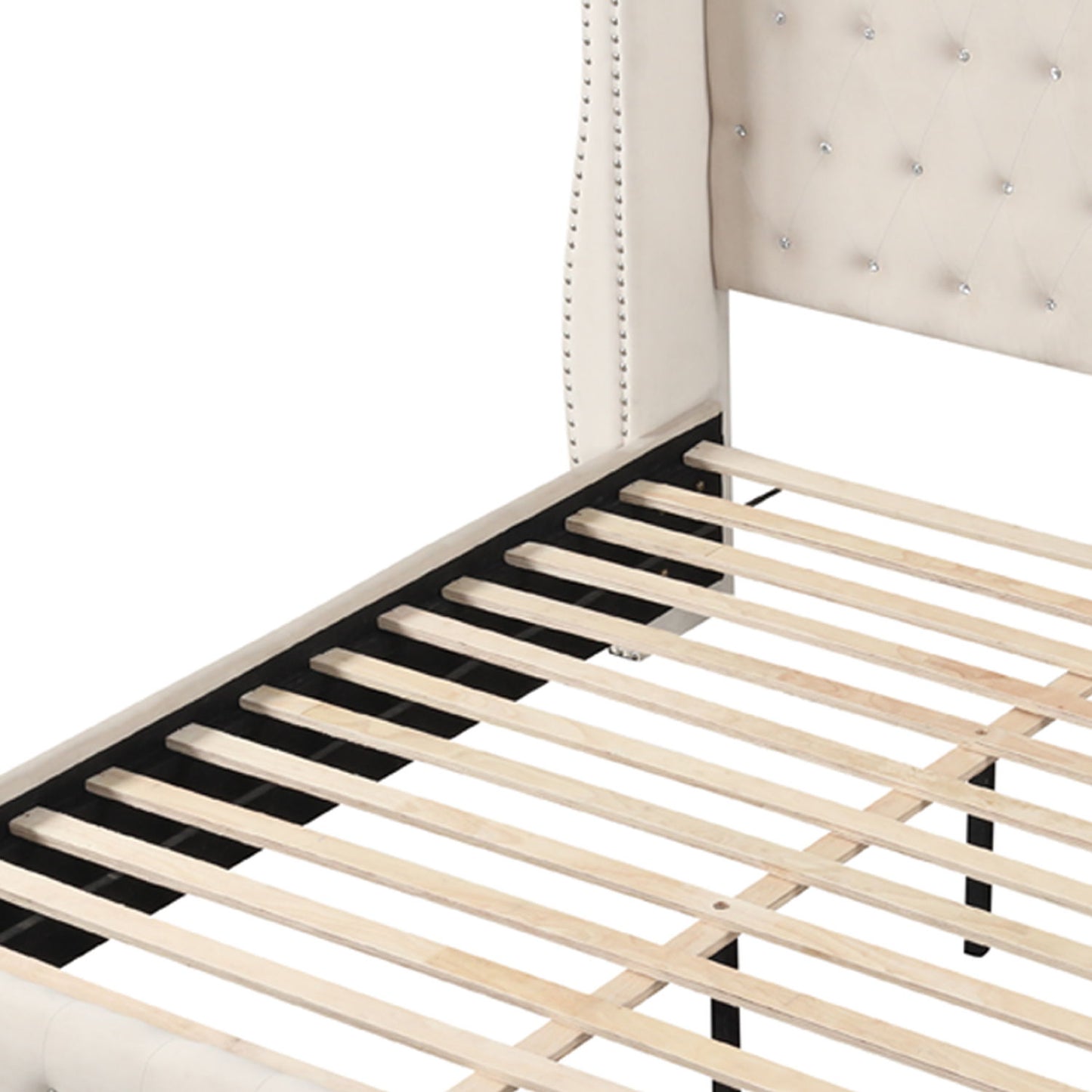 Sophia - Crystal Tufted Upholstered Bed