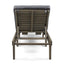 Ariana - Wood Chaise Lounge With Cushion