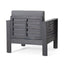 Slat Design Club Chairs With Cushions