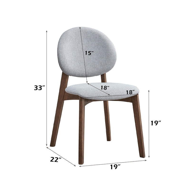 Hadasa - Silla auxiliar, tapicería elegante (Juego de 2)