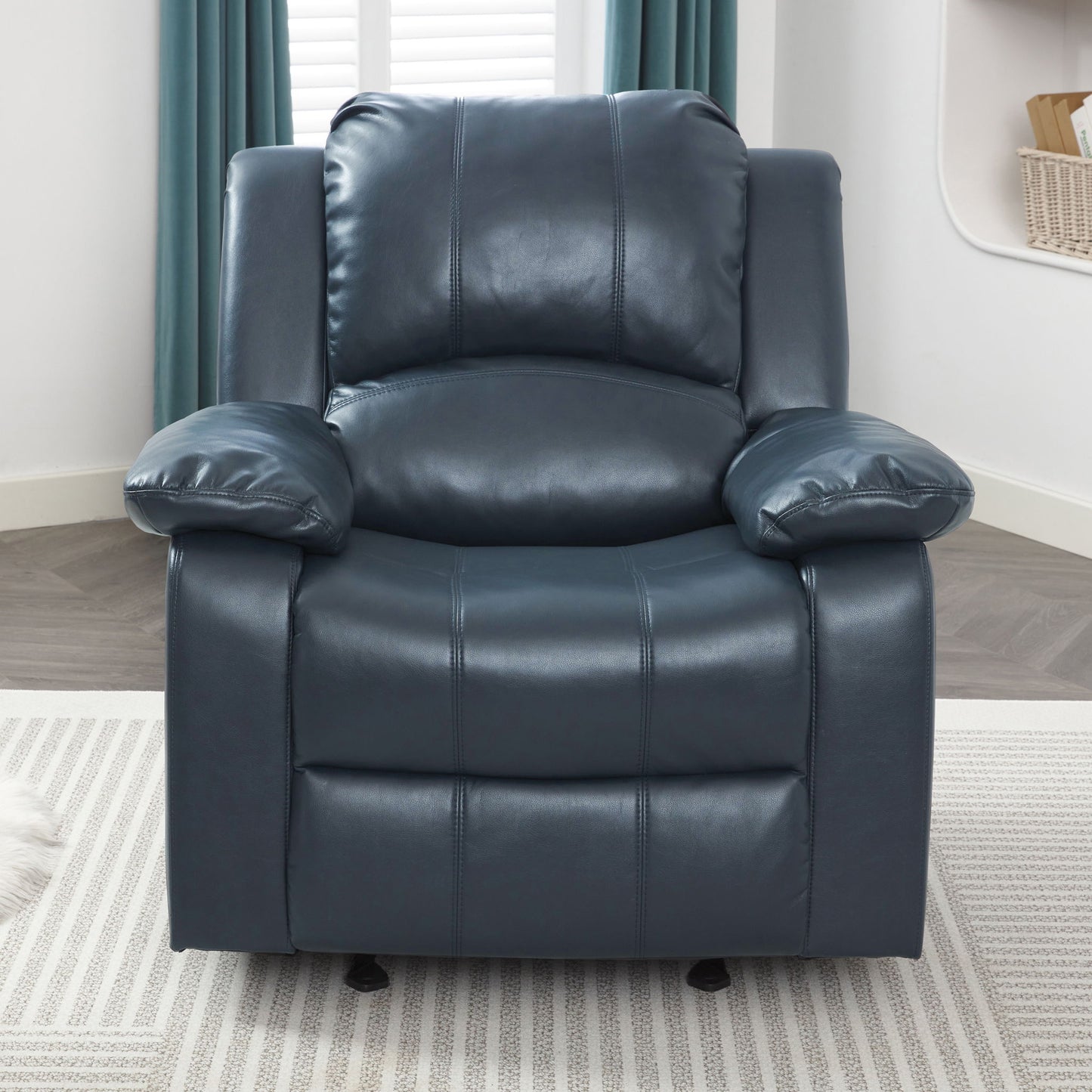 Charlotte - Gel Glider Recliner - Blue