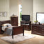 Louis Phillipe - Panel Sleigh Bed