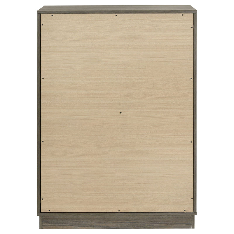 Edmondson - 4 Drawer Chest - Natural / Gray
