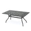 Enchantia - Outdoor Rectangular Dining Table With Weave Tabletop And Flared Legs - Copper