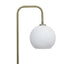 Tall Corner Floor Lamp For Living Room - White