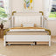 Storage Platform Bed, With 2 Big Drawers, Trundle