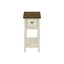 Accent End Table, 2 Tier, Narrow, Lamp, Storage Drawer, Charming Design