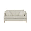 Loveseat With 2 Reversable Cushions And 2 Pillows - Off White