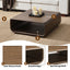 Lanza - Coffee Table With Open Shelf Storage - Dark Walnut