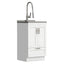 Reed - Deluxe Laundry Cabinet With Pull-Out Faucet And Stainless Steel Sink