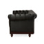 Chesterfield Loveseat Sofa, 2 Person Rolled Arm Upholstered Couch