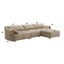 Veata - Sectional Sofa - Light Brown