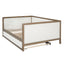 Full Size Daybed With Trundle And Nailhead Decoration - Wood