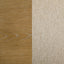 Kent - 5 Piece Dining Table Set With Upholstered Chairs - Brown Oak
