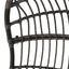 Rustic Hanging Basket Chair With Cushion