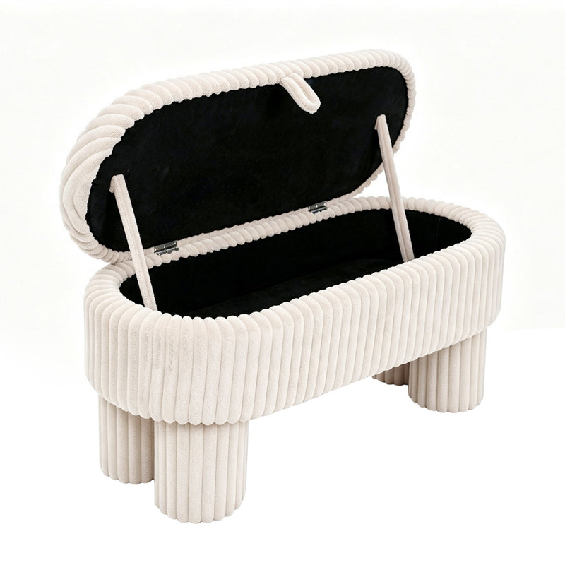 Modern Storage Ottoman Bench For Living Room