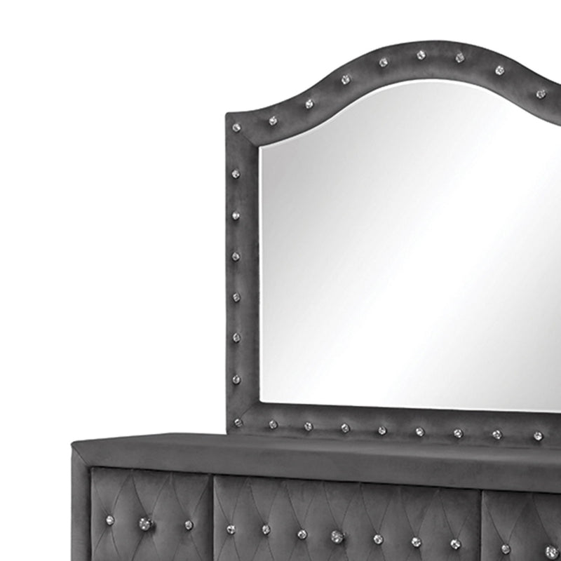 Sophia - Tufted Upholstery Mirror