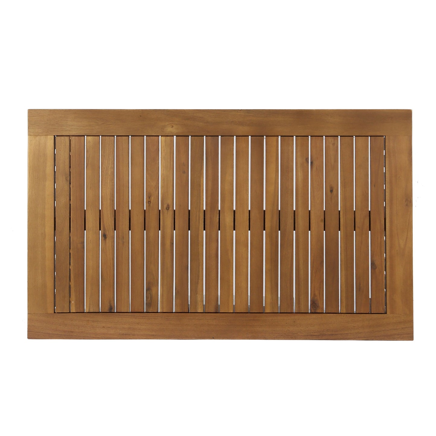 Acacia Wood Rectangular Patio Coffee Table For Outside