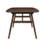 Miller - 78" Complete Dining Table - Dark Brown