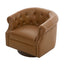360° Swivel Accent Chair With Curved Back