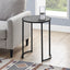 Round Accent Side Table, Contemporary & Modern