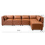 Wexford - Modular Sofa - Cognac