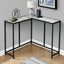 Corner Accent Console Table For Entryway, Unique L-Shaped Design
