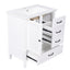 30" Bathroom Vanity With Sink, 3 Drawers, Adjustable Feet