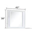 Abigale - Mirror For Dresser Top Made With LED (Includes Only Mirror) - White