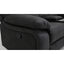 Reclining Console Loveseat - Black - Fabric