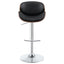 Adjustable Height Bar Stool - Black