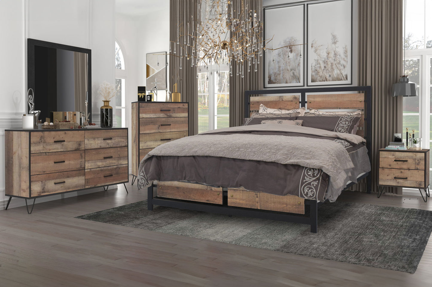 Elk River - Mirror - Rustic