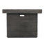 Anchorage - Wood Square Fire Pit 40, 000 Btu - Gray