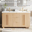 Bathroom Vanity Cabinet Only, 3 Drawers 4 Doors, Soft Close, Adjustable Shelf - Wood