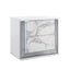 Moon - Marble Nightstand With LED - White