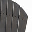 Outdoor Weather Resistant Acacia Wood Adirondack Dining Chairs (Set of 2)