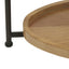 Oval Coffee Table - White / Natural